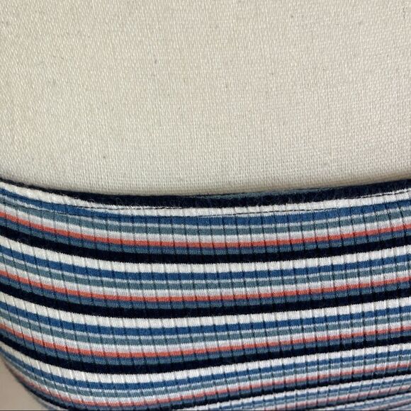 HOLLISTER Stripe Knit Mini Dress with Adjustable Spaghetti Straps and Shelf Bra - Picture 4 of 10